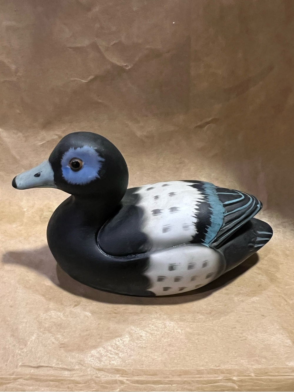 Vintage Jasco porcelain bluebill duck